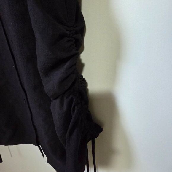 EUC LIKE NEW TIME & TRU BLACK SHIRT DRESS SWIM COVER UP SIZE 1X / 16W-18W - Picture 11 of 15